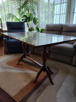 Mesa de comedor extensible madera