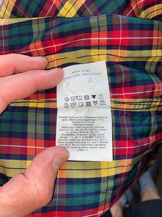 Camisa cuadros Purificación García Talla M