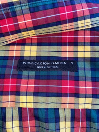 Camisa cuadros Purificación García Talla M