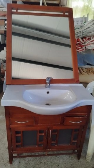 Mueble de baño 90cm con espejo