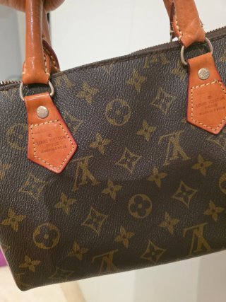 Borsa Louis Vuitton Speedy 20 Marrone/Rosa