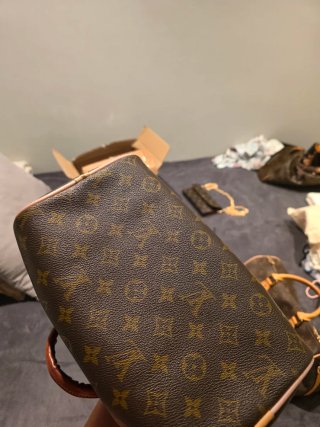 Borsa Louis Vuitton Speedy 20 Marrone/Rosa