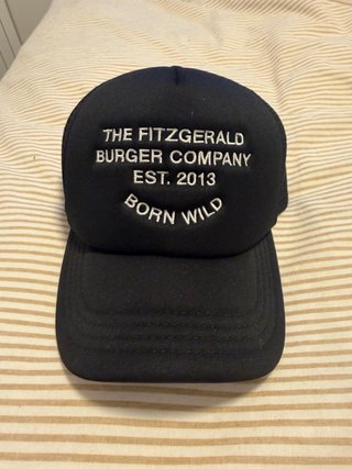 Gorra The Fitzgerald Burger Company Negra