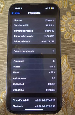 iPhone 13 128GB Azul