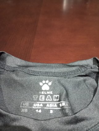 Lote 2 Camisetas Manga Larga Kelme Negras