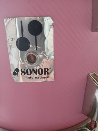 Batería Acústica Rosa