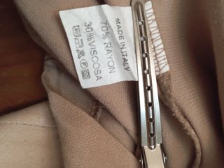 Pantalón fluido beige talla única