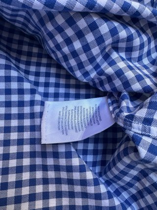Camisa Polo Ralph Lauren cuadros azul y blanco