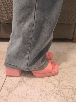 Sandalias Primadonna Rosa Tacón Plataforma