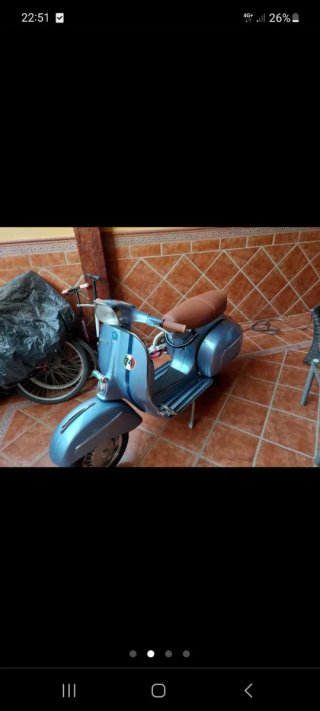 Vespa 160 GT Azul/Plata