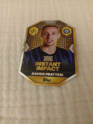 Carta Topps Davide Frattesi Chrome Award Winner