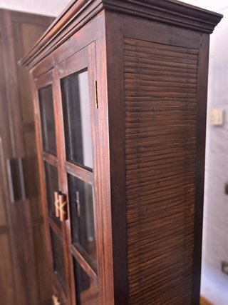 Vitrina Portobello Street Madera Maciza Mindi