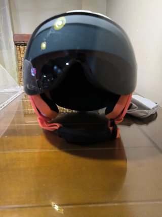 Casco de esquí Wedze blanco/naranja