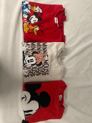 Lote 2 sudaderas Disney Minnie Mouse Talla XS
