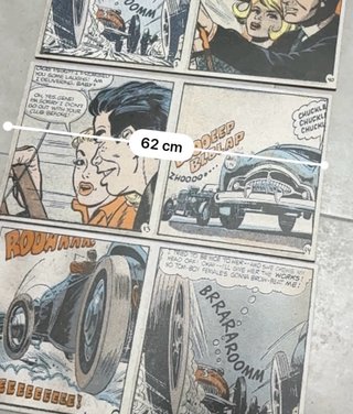 Azulejos de cómic vintage