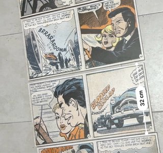 Azulejos de cómic vintage