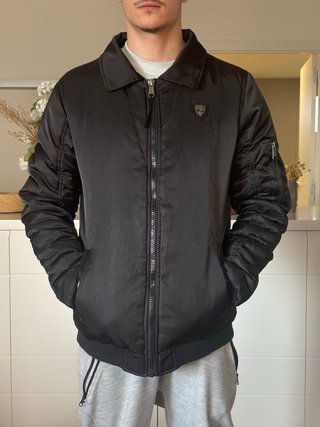 Chaqueta Bomber Negra E-Bound Talla M