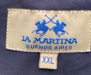 Camisa La Martina Caballero Azul Talla L