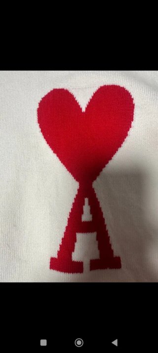 Jersey Ami Paris Corazón Rojo Talla s
