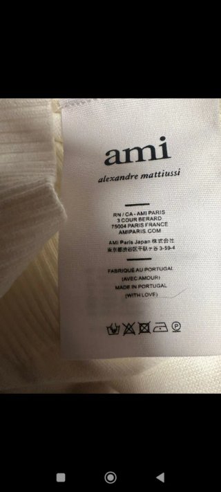 Jersey Ami Paris Corazón Rojo Talla s
