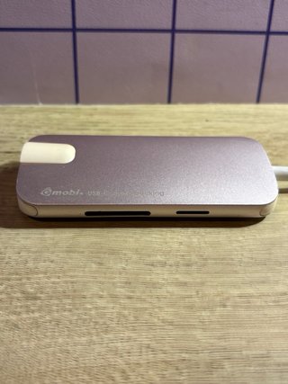 Hub USB-C Gmobi Rosa HDMI + 3 USB + lettore