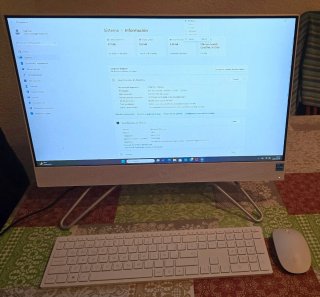 HP Ordenador 2 en 1 Beige/Blanco