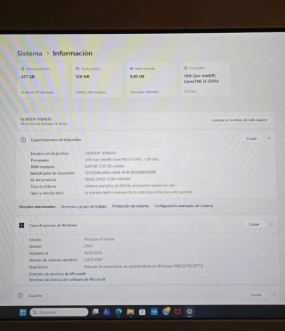 HP Ordenador 2 en 1 Beige/Blanco