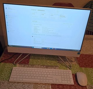 HP Ordenador 2 en 1 Beige/Blanco