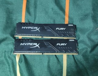 2x 8GB DDR4 HyperX Fury RAM