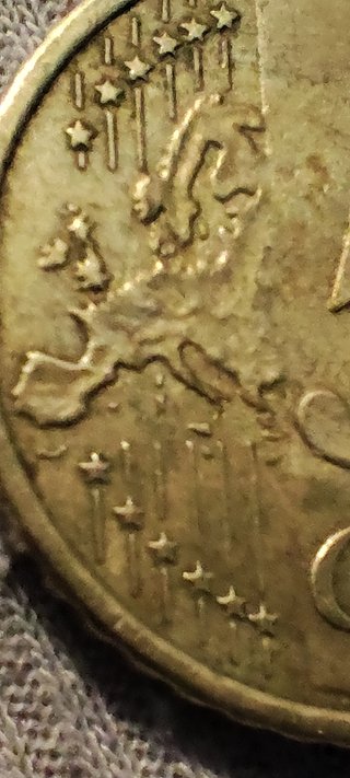 Moneda 50 céntimos euro España 2016  ERROR