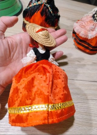 Set 3 Bambole Abito Tradizionale