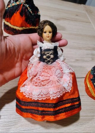 Set 3 Bambole Abito Tradizionale