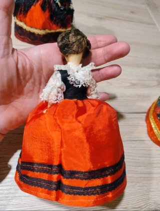 Set 3 Bambole Abito Tradizionale