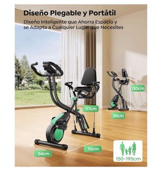 Bicicleta Estática Plegable Toputure