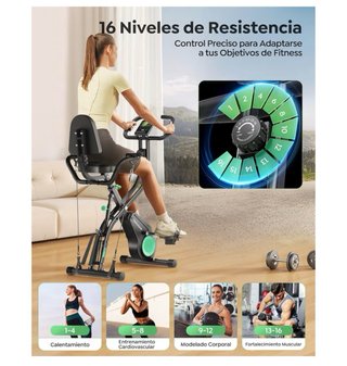 Bicicleta Estática Plegable Toputure