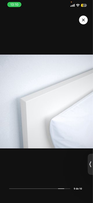 Cama Matrimonial Blanca