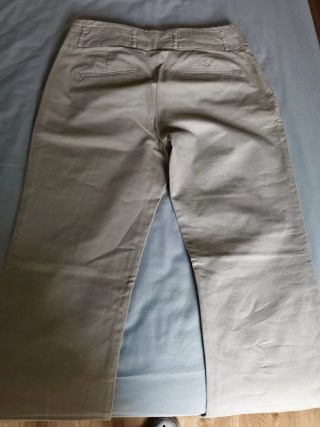 Pantalones mujer beige/marrón