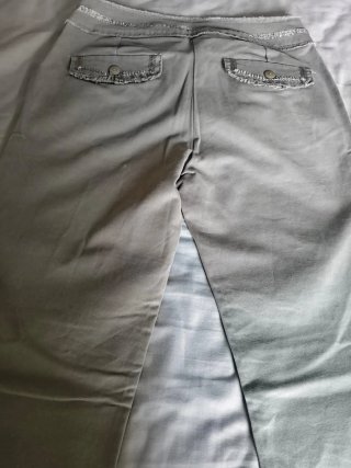 Pantalones mujer beige/marrón