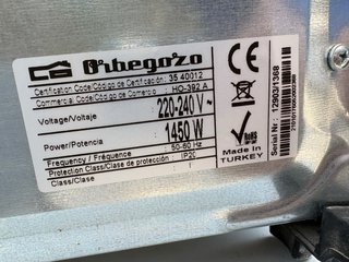 Horno Eléctrico Portátil Orbegozo