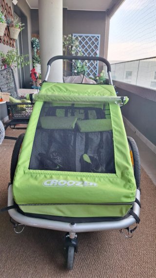 Carro Remolque Bicicleta CROOZER KID For 2