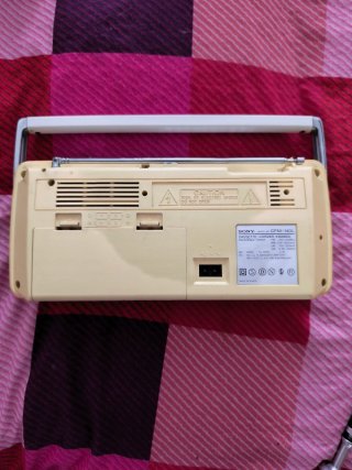 Radio Cassette Sony CFM-140L Beige/Blanco