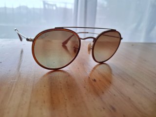 Gafas Ray-Ban Round Doble Puente Dorado