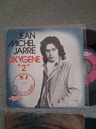 Jean Michel Jarre: lote 3 discos single vinilo 7"