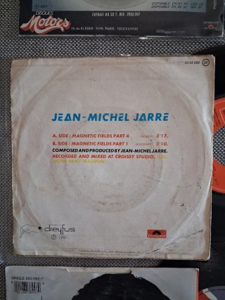 Jean Michel Jarre: lote 3 discos single vinilo 7"