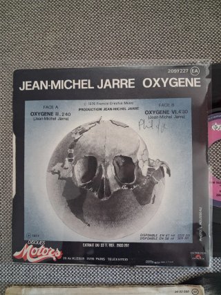 Jean Michel Jarre: lote 3 discos single vinilo 7"