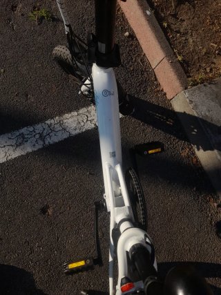 Bici elettrica bianca