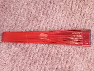 Abanico madera pintado a mano