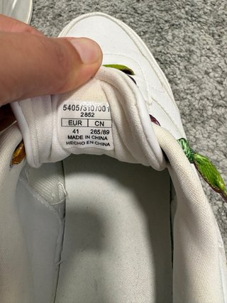 Tenis blancos ZARA multicolor