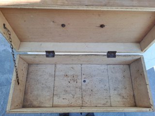Cassetta attrezzi in legno vintage