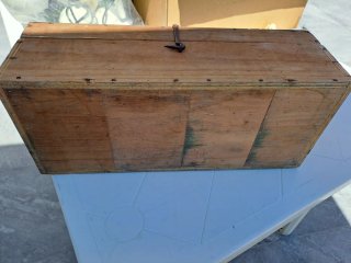 Cassetta attrezzi in legno vintage